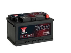 Akumulators YUASA YBX3000 SMF YBX3100 12V 71Ah 680A (278x175x175)_3