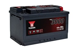 Akumulators YUASA YBX3000 SMF YBX3110 12V 80Ah 760A (317x175x175)_3