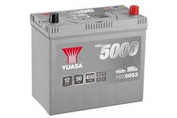 Akumulators YUASA YBX5000 Silver High Performance SMF YBX5053 12V 50Ah 450A (238x129x223)_3