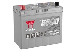 Akumulators YUASA YBX5000 Silver High Performance SMF YBX5057 12V 50Ah 450A (238x129x223)_0