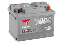Akumulators YUASA YBX5000 Silver High Performance SMF YBX5075 12V 60Ah 640A (243x175x175)_3