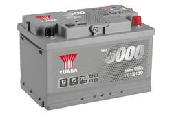 Akumulators YUASA YBX5000 Silver High Performance SMF YBX5100 12V 75Ah 710A (278x175x175)_3