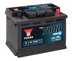 Akumulators YUASA START&STOP EFB; YBX7000 EFB Start Stop Plus YBX7027 12V 65Ah 600A (242x175x190)_3