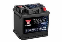 Akumulators YUASA START&STOP AGM; YBX9000 AGM Start Stop Plus YBX9012 12V 50Ah 520A (207x175x190)_3