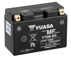 Akumulator motocyklowy YUASA YT9B-BS YUASA 12V 8,4Ah 120A L+_3