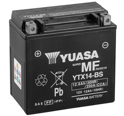 Akumulator motocyklowy YUASA YTX14-BS YUASA 12V 12,6Ah 210A L+_3