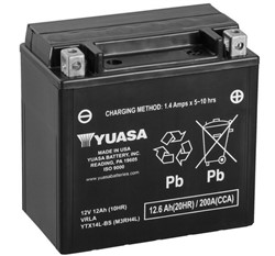 Akumulators YUASA YTX14L-BS YUASA 12V 12,6Ah 200A (150x87x145)_3