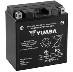 Akumulator motocyklowy YUASA YTX20CH-BS YUASA 12V 18,9Ah 270A L+_3