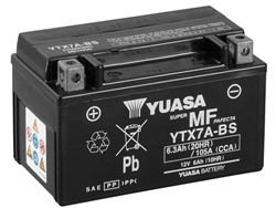 Akumuliatorius YUASA YTX7A-BS YUASA 12V 6,3Ah 105A K+_3