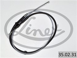 Тросовий привод, робоче гальмо LINEX LIN35.02.31_0
