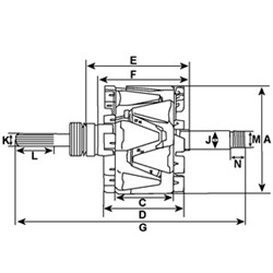 Generaatori rootor CAR139447_1