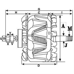 Generaatori rootor CAR235366_2