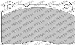 Brake pads - professional DS 2500 front FCP1334H_1