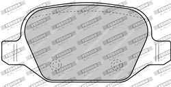 Brake pads - professional DS 2500 front FCP1349H fits ALFA ROMEO; FIAT; LANCIA