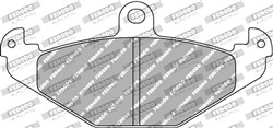 Brake pads - professional DS 2500 rear FCP1560H fits LOTUS; OPEL_1