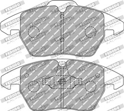 Brake pads - professional DSUNO rear FCP1641Z fits AUDI; SEAT; SKODA; VW_1