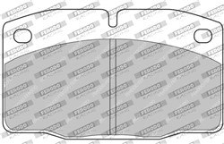 Brake pads - professional DS 2500 front FCP173H fits DAEWOO; LOTUS; OPEL_1