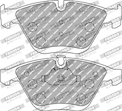 Brake pads - professional DS 2500 rear FCP4191H fits BMW
