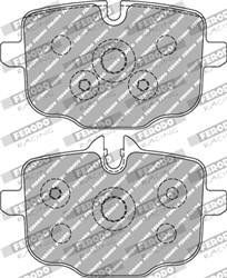 Brake pads - professional DS 2500 rear FCP4381H fits BMW