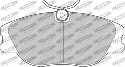 Brake pads - professional DS1.11 front FCP565W fits ALFA ROMEO; CITROEN; FIAT; LANCIA; PEUGEOT_2