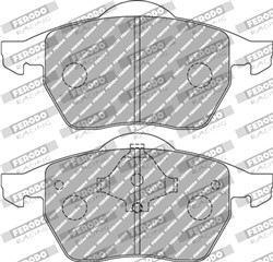 Brake pads - professional DS 2500 front FCP590H fits AUDI; FORD; SEAT; SKODA; VW_1