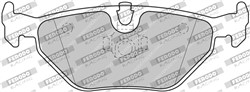 Brake pads - tuning Performance FDS1301 rear_1