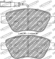 Brake pads - tuning Performance FDS1466 front_1