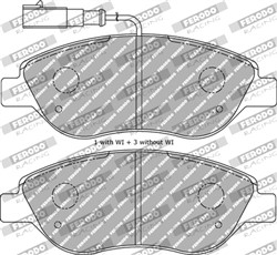 Brake pads - tuning Performance FDS1468 front_1
