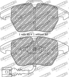 Brake pads - tuning Performance FDS1641 front_1