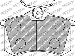 Brake pads - tuning Performance FDS541 rear_1