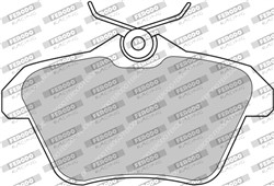 Brake pads - tuning Performance FDS995 rear_1