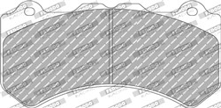 Brake pads - professional DS 2500 front FRP3106H fits NISSAN GT-R_1