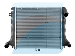 Variklio radiatorius HIGHWAY AUTOMOTIVE 10033050HW