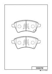 Brake Pad Set, disc brake C18020_1