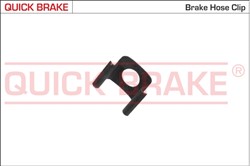 Brake hose element; Pipe/hose clamp hook