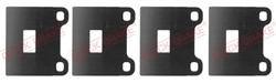 Anti-Squeal Foil, brake pad (back plate) QBW1214