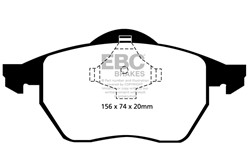 Brake pads - tuning Ultimax DP1324 front_1