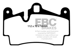 Brake pads - tuning Yellow Stuff DP41474R rear_2