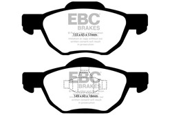 EBC BRAKES Piduriklotside komplekt, ketaspidur DP1525_1
