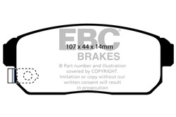 Brake pads - tuning Yellow Stuff DP41691R rear_1