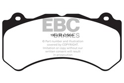 EBC BRAKES Piduriklotside komplekt, ketaspidur DP41853R_1