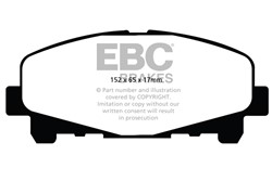 EBC BRAKES Piduriklotside komplekt, ketaspidur DP21999_1