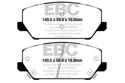 TUNING brake pads EBC BRAKES DP42343R